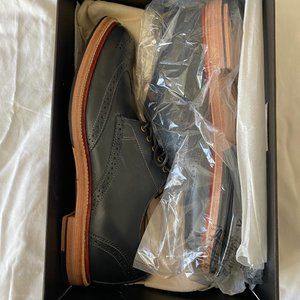 J. Crew Men’s Short Wing Tips- dark pacific style K9291